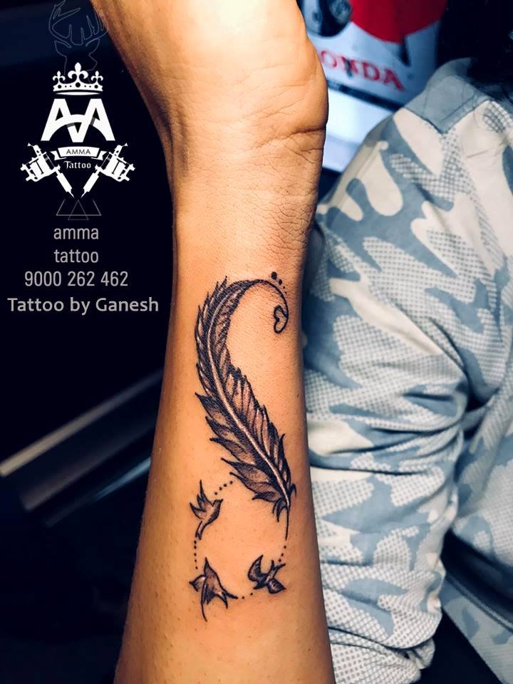 Amma ❤ Tattoo Wings Tattoo Studio Sirsi Near Shri Marikamba Temple Marigudi  Bazar- SIRSI For information & Appointment Please call… | Instagram