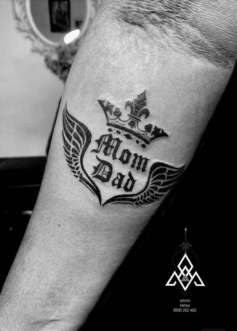 Tattoo Studio in ahmedabad on Tumblr: @blackstaintattoo Artist  @dharmeshmagra book ur appointment - 9574578910 Tattoo - trishul damru and  hindi calligraphy shivay...